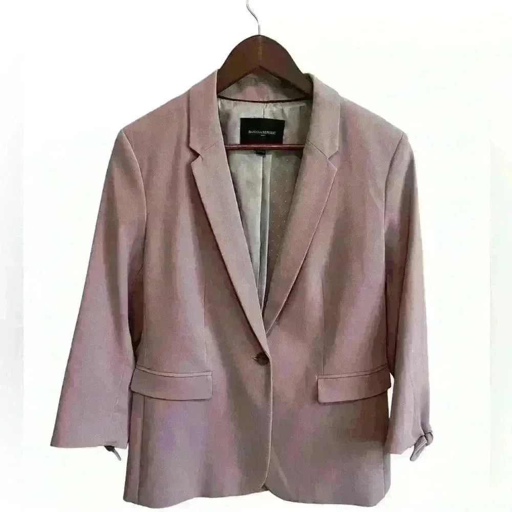 Banana Republic Women’s Tie Cuff Blazer Size 10